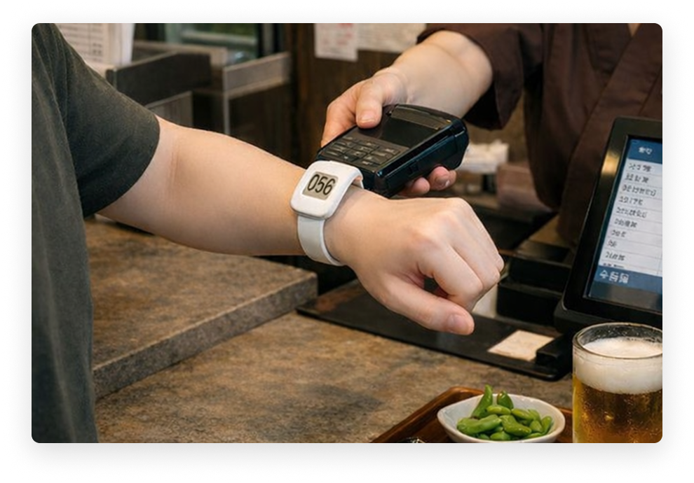 リストバンド一本で不正とミスを防止