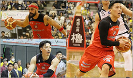千葉ジェッツの選手写真